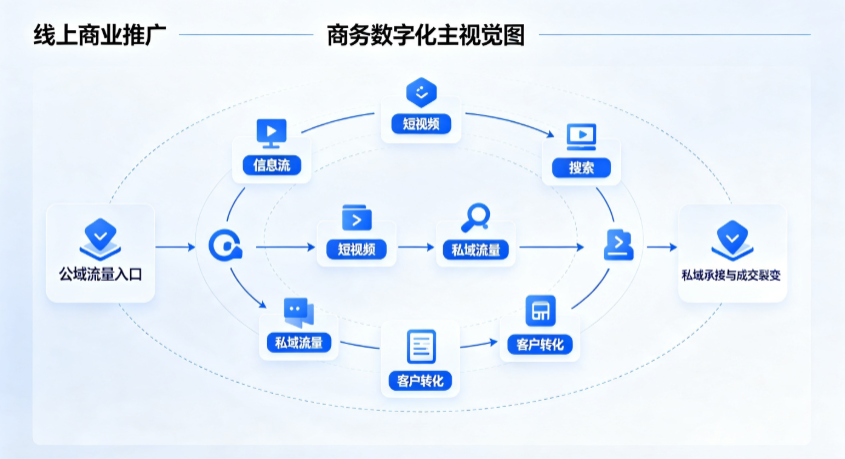 南岳区线上商业推广怎么做？全域流量闭环搭建与低成本转化实战指南